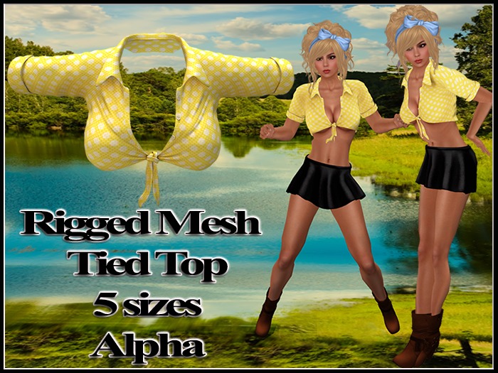 Tied Top White Lace
