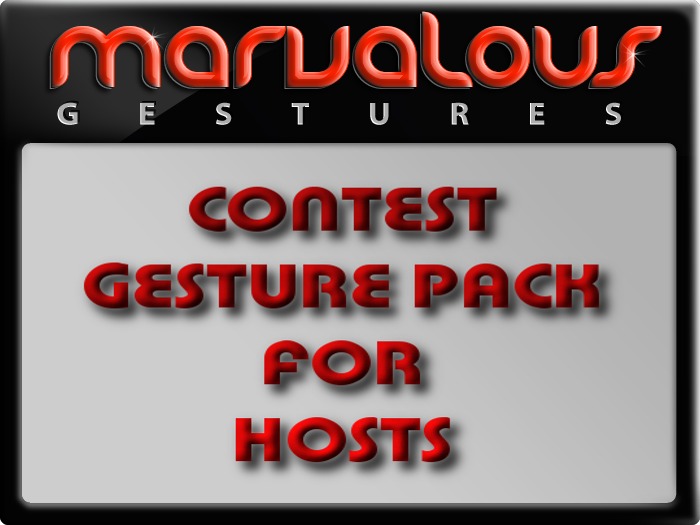 CONTEST GESTURE PACK FOR HOSTS