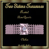 TST - FROSTED ROSE QUARTZ CHOKER SILVER