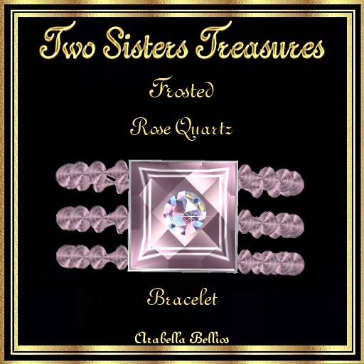 TST - FROSTED ROSE QUARTZ BRACELET SILVER