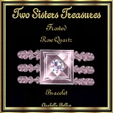 TST - FROSTED ROSE QUARTZ BRACELET SILVER