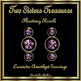 TST - RIVOLI WATERFALL AMETHYST EARRINGS YG