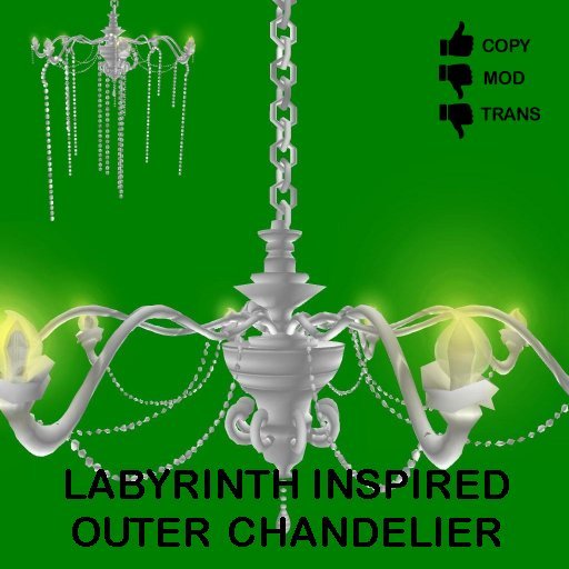 LABYRINTH INSPIRED OUTTER CHANDELIER