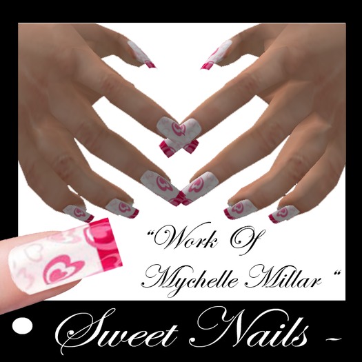 Long Nails 15 colored Romantic Collection