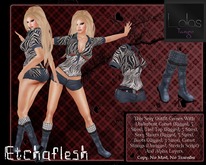 [Etchaflesh] Untamed Corset Outfit With Tango Appliers!