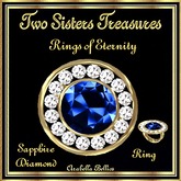TST - RINGS OF ETERNITY SAPPHIRE DIAMOND RING YG