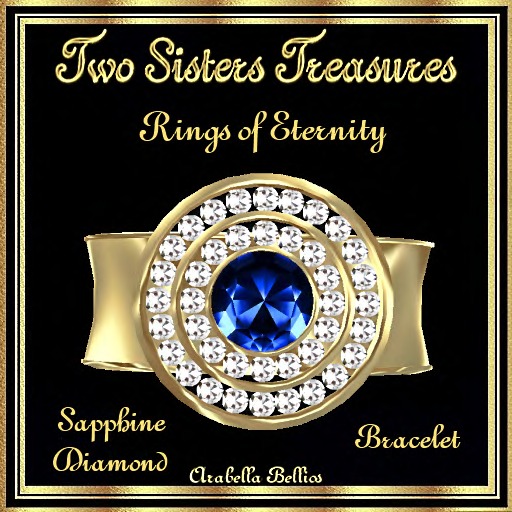 TST - RINGS OF ETERNITY SAPPHIRE DIAMOND BRACELET YG