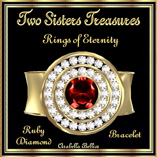 TST - RINGS OF ETERNITY RUBY DIAMOND BRACELET YG