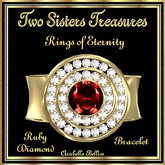 TST - RINGS OF ETERNITY RUBY DIAMOND BRACELET YG