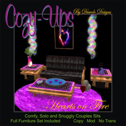 Hearts On Fire by Cozy Ups 