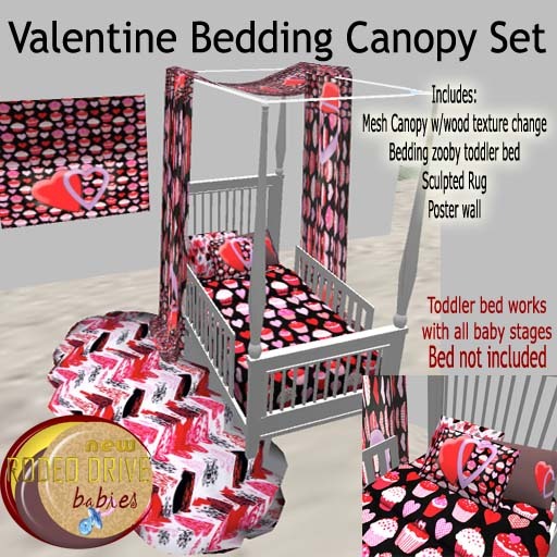 Zooby Toddler BEDDING & canopy Set