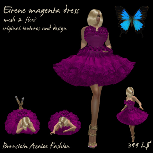 Eirene magenta dress