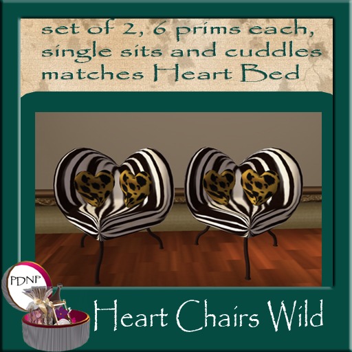 PDN: HEART CHAIRS WILD BOXED