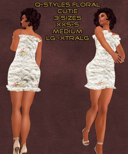 Q-Styles Floral CUTIE DRESS bag