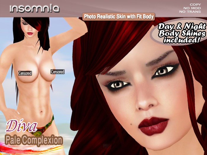 insomn!a - Diva [Skin][Pale][Fit][Photo Realistic]R6