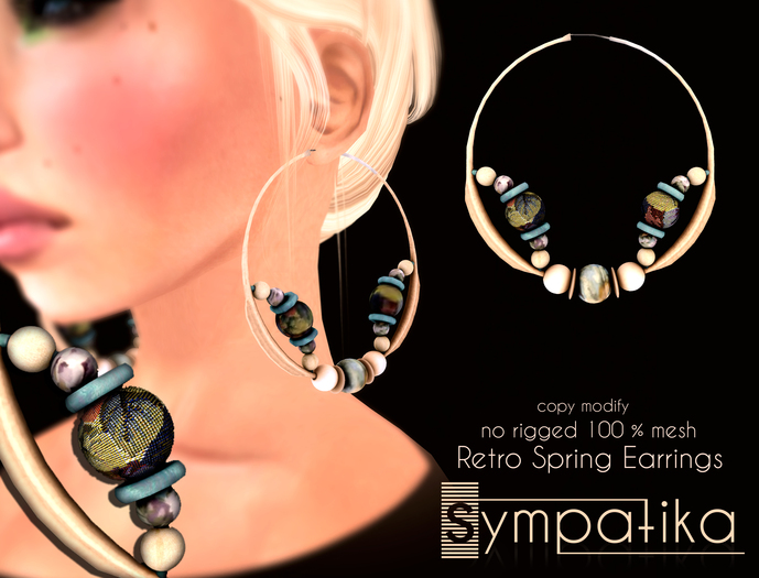 [Sympatika] Earrings Retro Spring