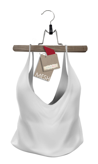 Tee*fy Ana Slouchy Satin Tank Pure 