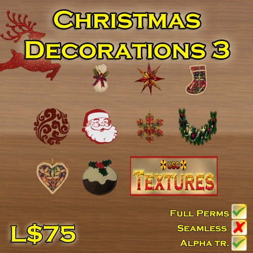 USC Textures - Christmas Decorations 3 