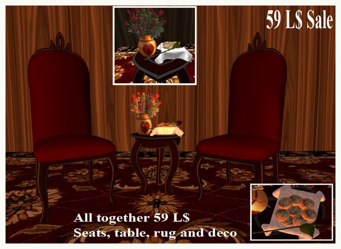 Lovers table2+vase+bask+rug VP