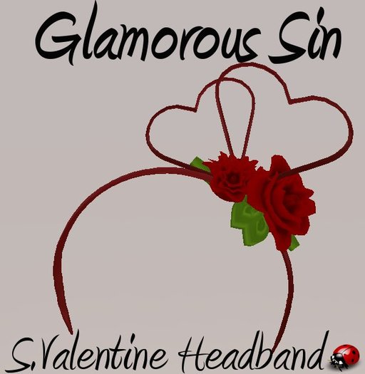 Glamorous Sin - GiftBox - S. Valentine Headband petite