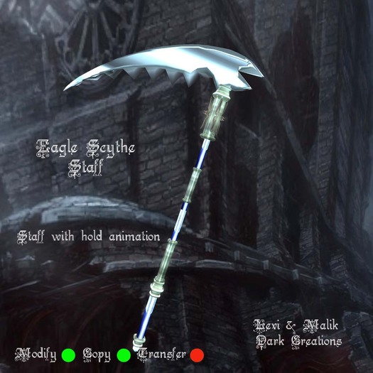 Eagle Scythe Staff