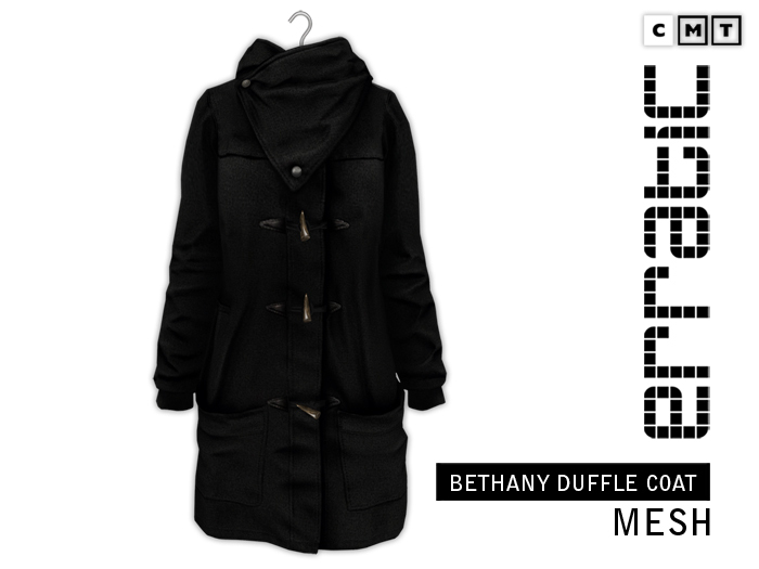 erratic / bethany - duffle coat / black
