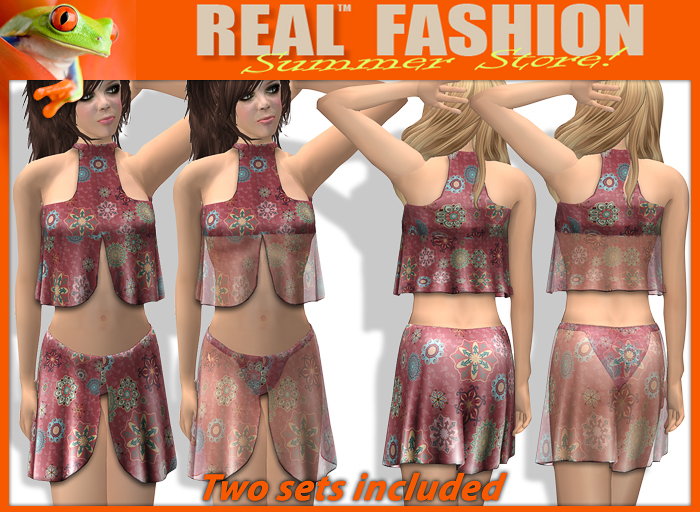 "REAL FASHION"  "Freedom" set Flowers - mesh rigged