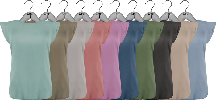 NYU - Button Back Shirt, Fatpack