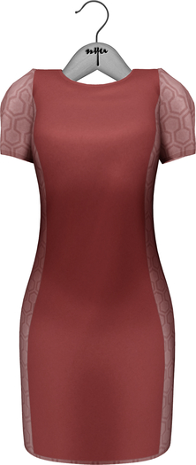 NYU - Honeycomb Dress, Red