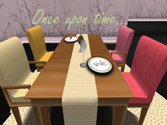 Once upon time... Sweet Dinner Room Melon&Pink