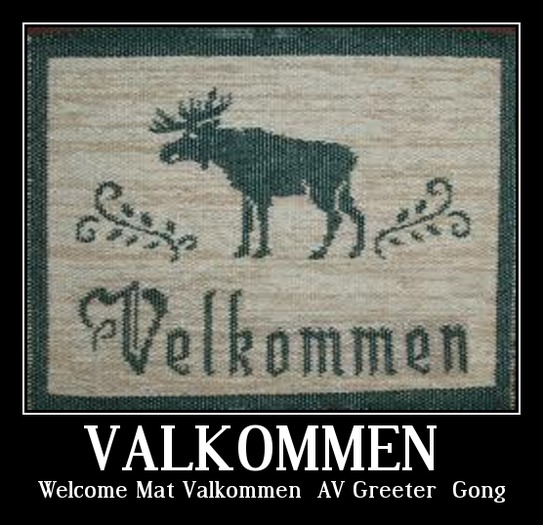 Scripted Welcome Mat Valkommen + AV Greeter & Gong