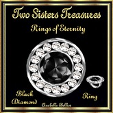 TST - RINGS OF ETERNITY BLACK DIAMOND RING SILVER