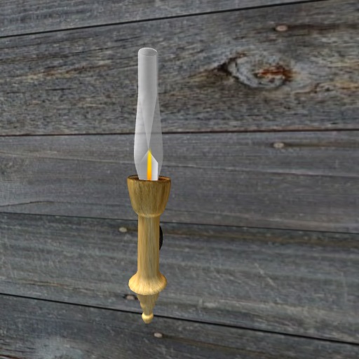 Brass wall lamp