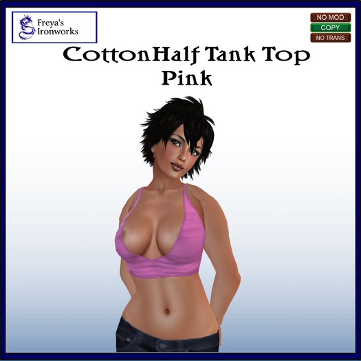 (Box) Cotton Half Tank Top Fat Pack - Freya's Ironworks