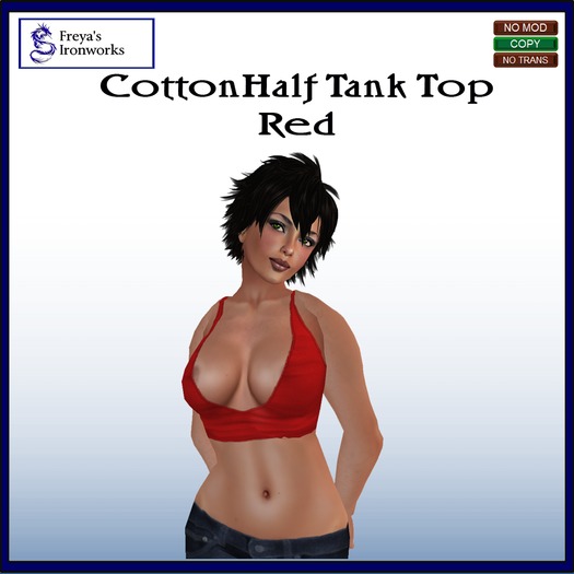 (Box) Cotton Half Tank Top Fat Pack - Freya's Ironworks