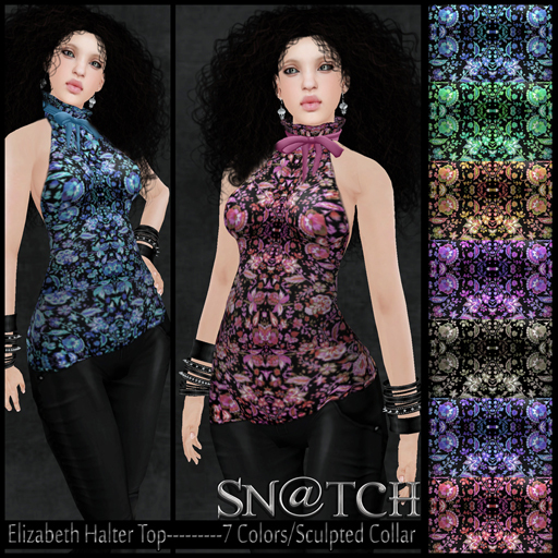 :::Sn@tch Elizabeth Halter Top:::