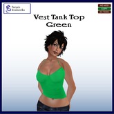 (Box) Vest Tank Top Silk Green - Freya's Ironworks