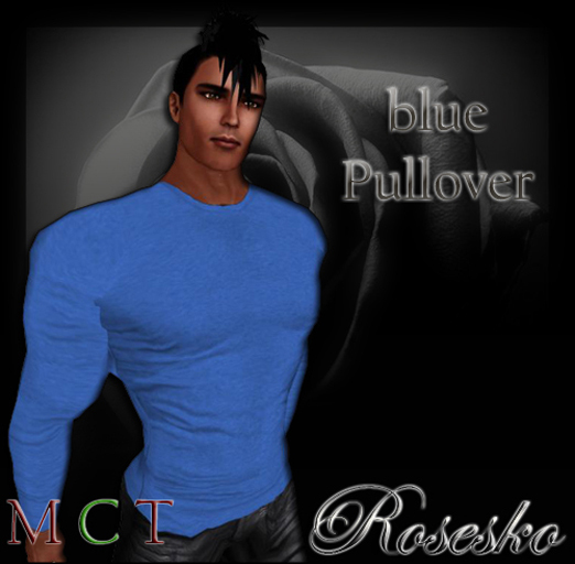 .:Rosesko:. blue pullover