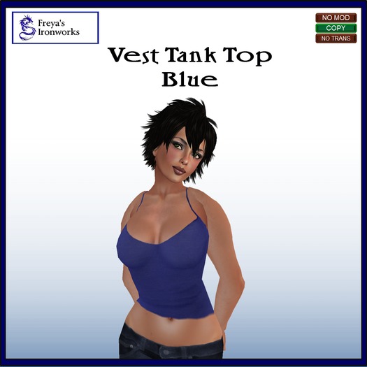 (Box) Vest Tank Top Silk Green - Freya's Ironworks