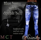 .:Rosesko:. Jeans Blue with belt
