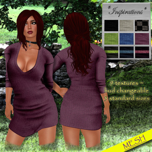 *Inspirations*  Color Me Inspired V-tunic