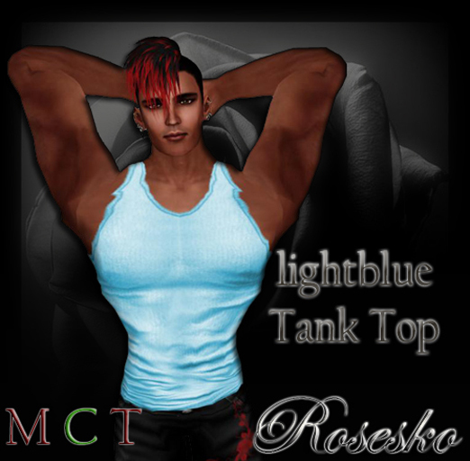 .:Rosesko:. Lightblue Tank Top