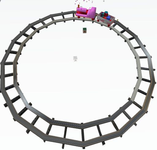Valentine Love Train & Tracks
