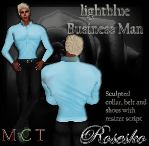 .:Rosesko:. complete Lightblue Business Man