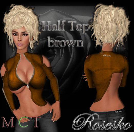 .:Rosesko:. Half Top brown