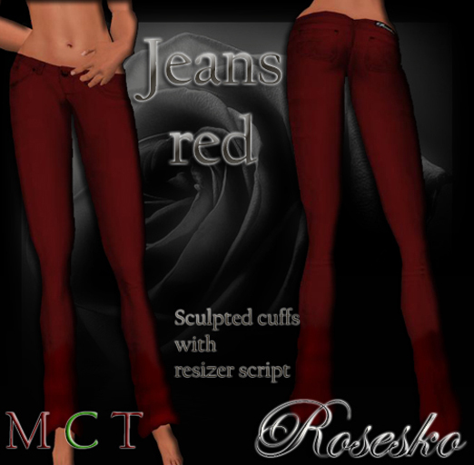 .:Rosesko:. Jeans red 