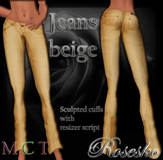 .:Rosesko:. Jeans beige