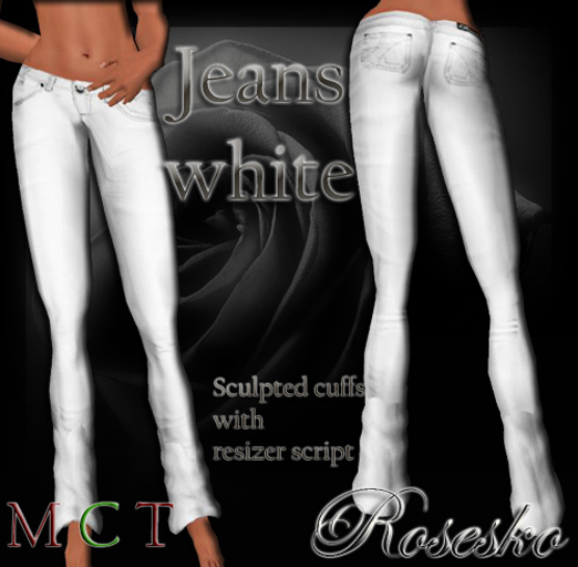 .:Rosesko:. Jeans  white