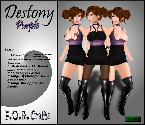 F.O.E. Crafts Destony Pink