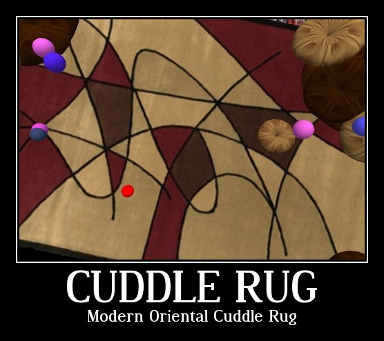 Modern Oriental Cuddle Rug -